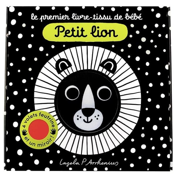 Le premier livre tissu de Bébé : Petit lion