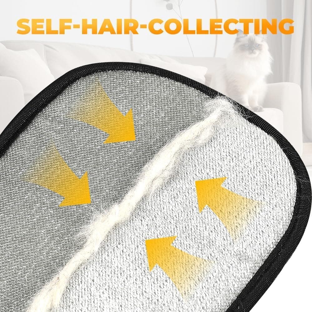 2026 Nouveau Déménagement De Cheveux Pour Animaux De Compagnie Glove, Gants Antistatiques Réutilisables à Double Faces, Utilisés Pour Le Nettoyage, L'épilation Et La Beauté Pour Les Canapés (1 Pièce)